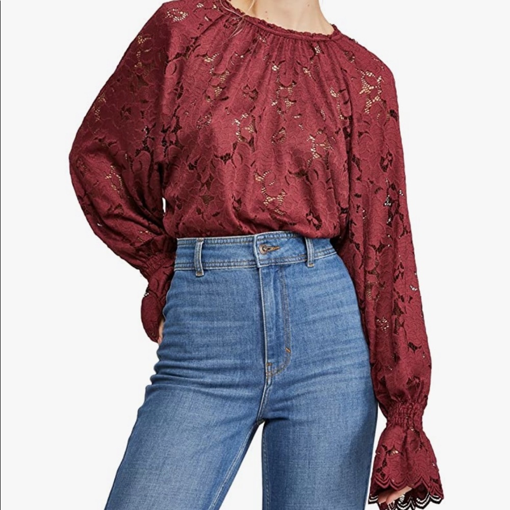 Free People | Olivia Lace Top (M)